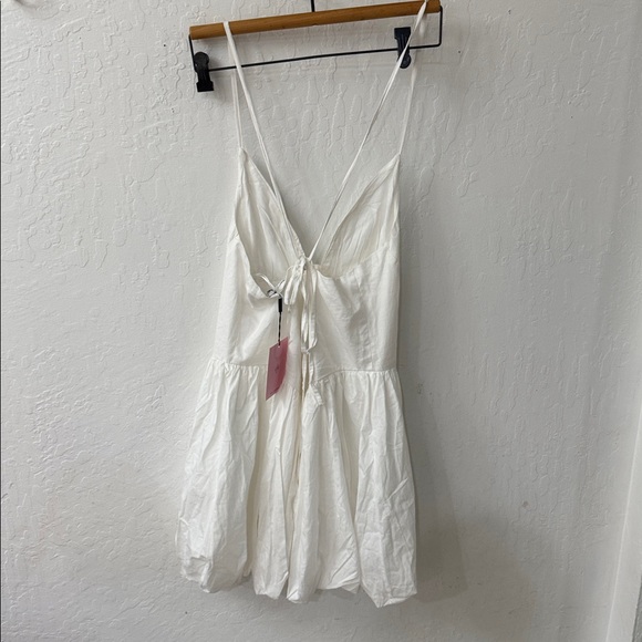 Hello Molly DAYBREAK BUBBLE MINI DRESS WHITE XL US 10 - Picture 5 of 8